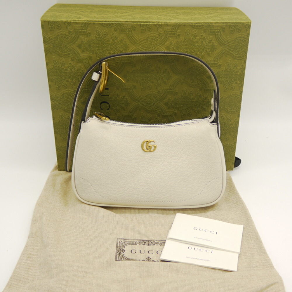 GUCCI Cream Leather GG Marmont Bag - Picture 9 of 9